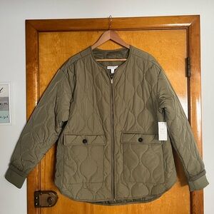 Olive Quilted Jacket